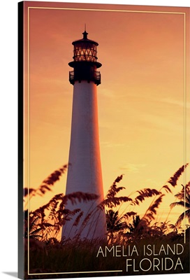 Amelia Island, Florida, Lighthouse and Seagrass