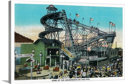 Amusement Rides at the Pike, Long Beach, CA