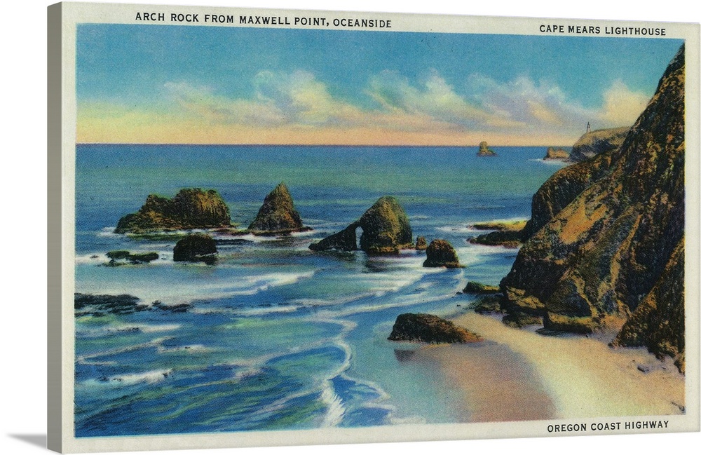 Arch Rock from Maxwell Point, Oceanside, Oregon Coast