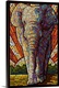 image thumbnail of Asian Elephant - Paper Mosaic: Retro Poster Art
