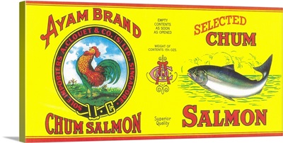 Ayam Salmon Can Label, Singapore