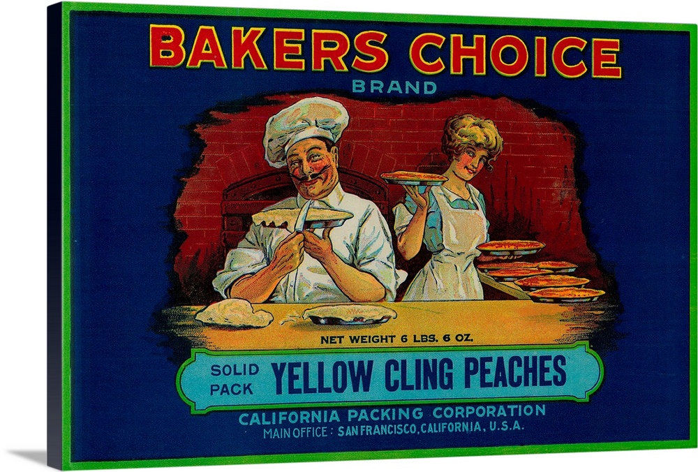 Bakers Choice Peach Label, San Francisco, CA