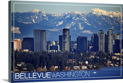 Bellevue, Washington - Lake Washington and Skyline