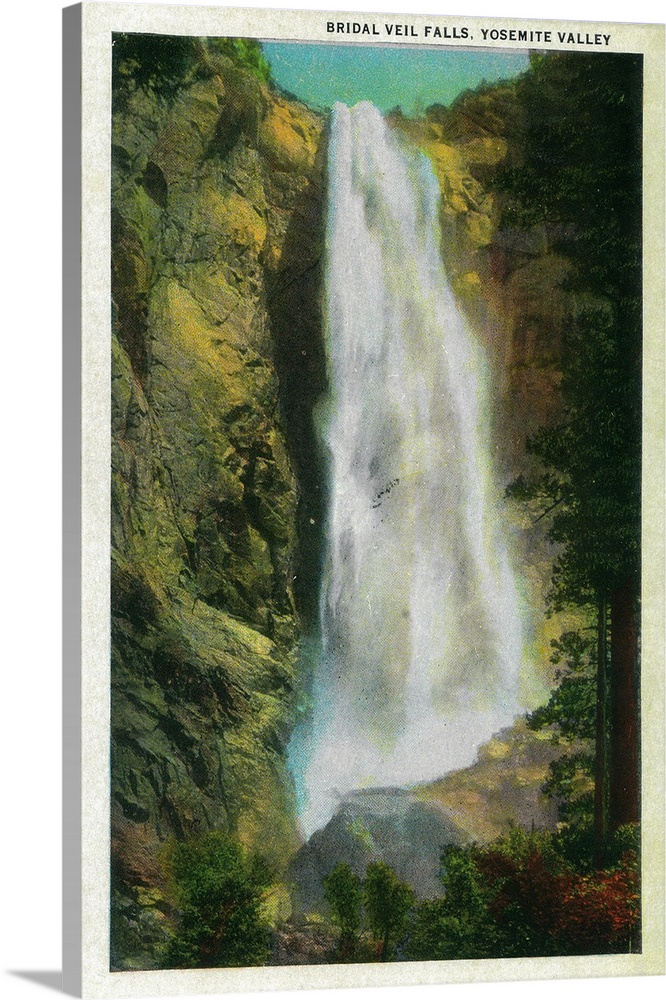 Bridal Veil Falls, Yosemite Valley, Yosemite, CA Wall Art, Canvas Prints, Framed Prints, Wall