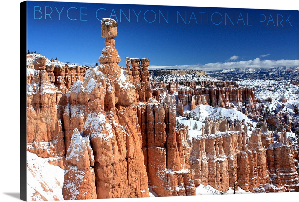 Bryce Canyon National Park, Utah, Thors Hammer Winter