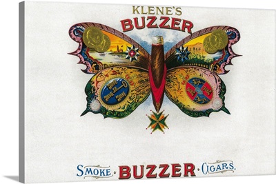Buzzer Cigar Box Label