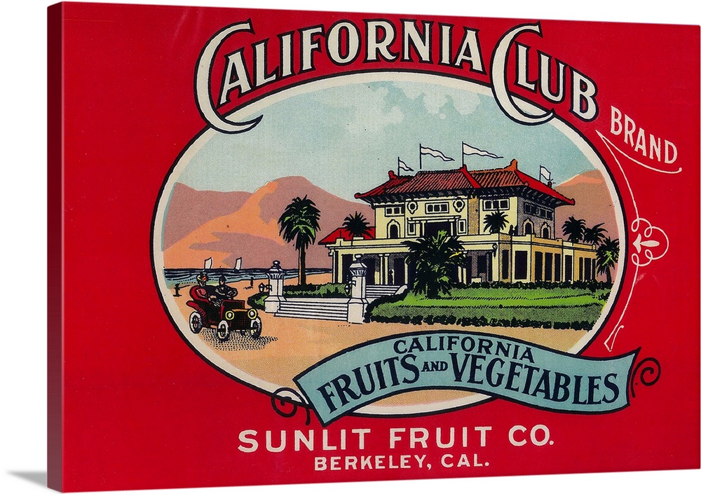 California Club Can Label, Berkley, CA