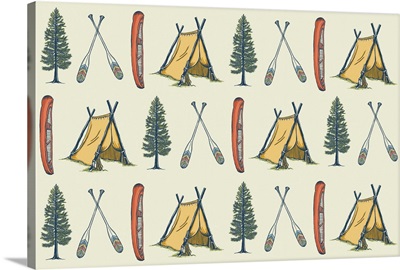 Camping Pattern