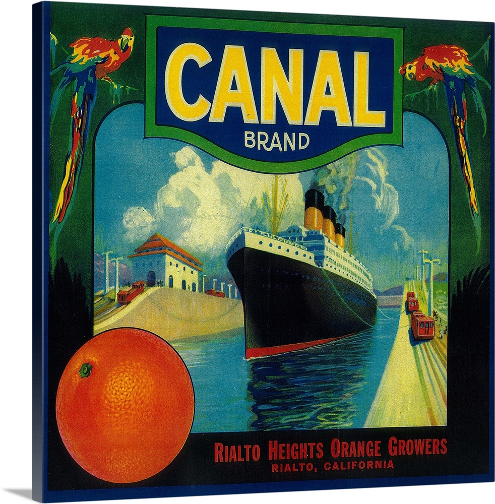 Canal Orange Label, Rialto, CA
