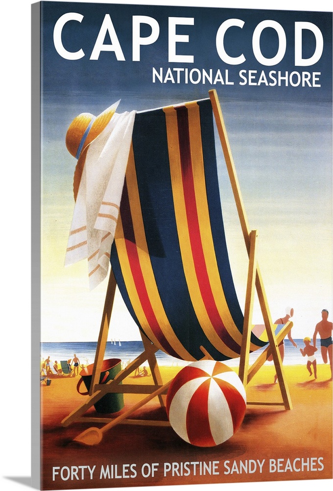Cape Cod National Seashore, Beach Chair and Ball
