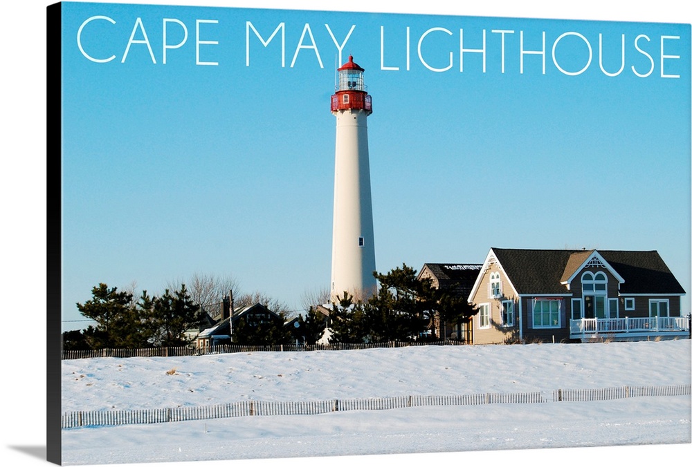 Cape May, New Jersey, Lighthouse in Winter