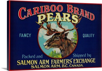 Cariboo Pear Label, Canada