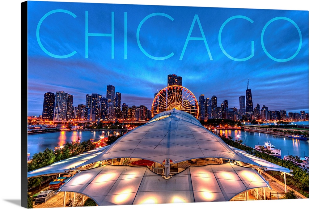 Chicago, Illinois, Navy Pier and Skyline