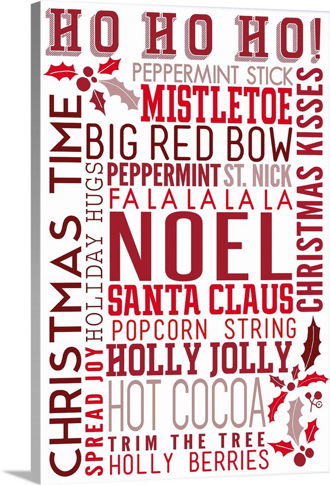 Christmas Typography Artwork
