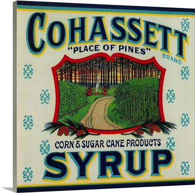 Cohassett Syrup Label, Cairo, GA