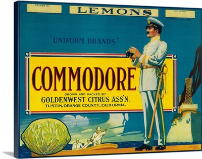 Commodore Lemon Label, Tustin, CA
