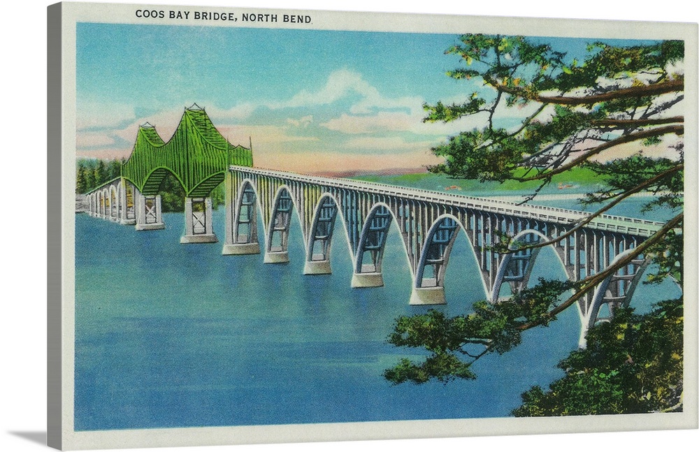 Coos Bay Bridge in North Bend, Oregon