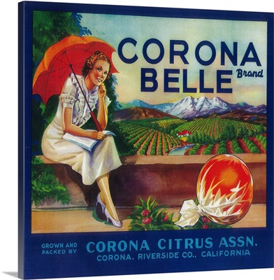 Corona Belle Orange Label, Corona, CA