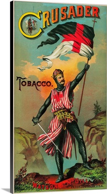 Crusader Tobacco Label, Petersburg, VA