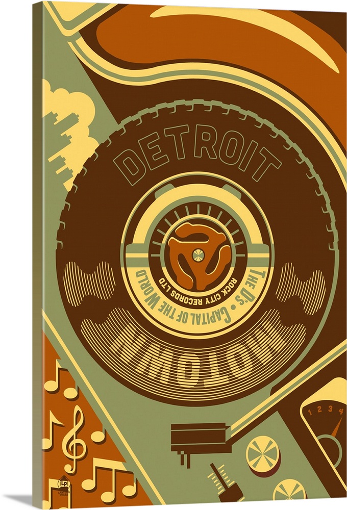 Detroit, Michigan - Motown & Motor City