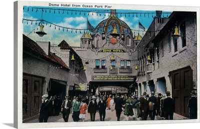 Dome Hotel from Ocean Park Pier, Santa Monica, CA