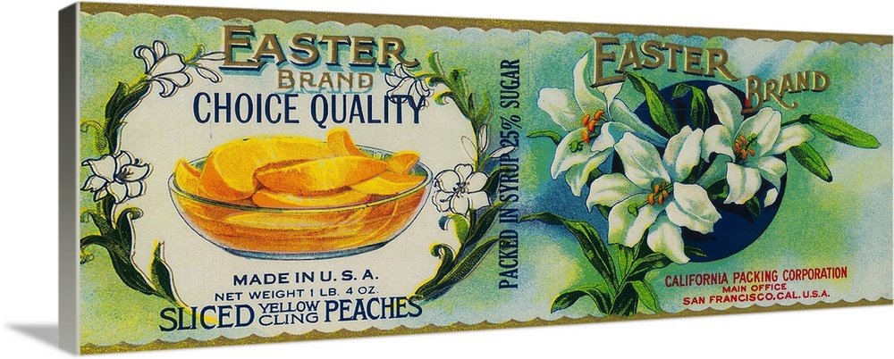 Easter Peach Label, San Francisco, CA