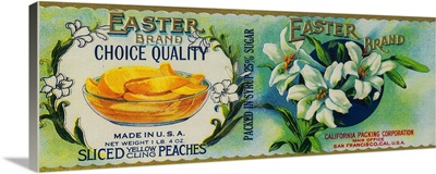 Easter Peach Label, San Francisco, CA