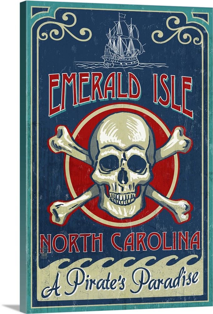 Emerald Isle, North Carolina, Skull and Crossbones Sign