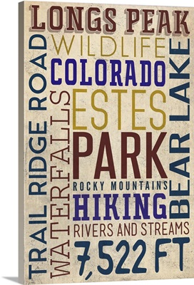 Estes Park Village, Colorado, Typography