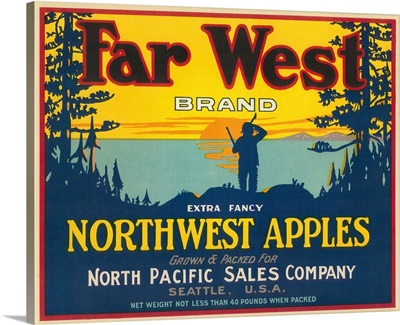 Far West Apple Label, Seattle, WA