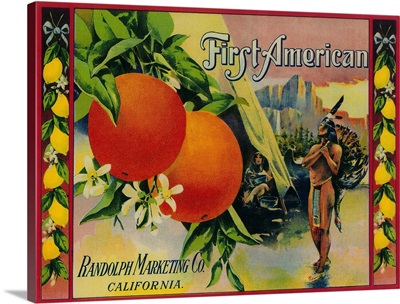 First American Citrus Label, California State