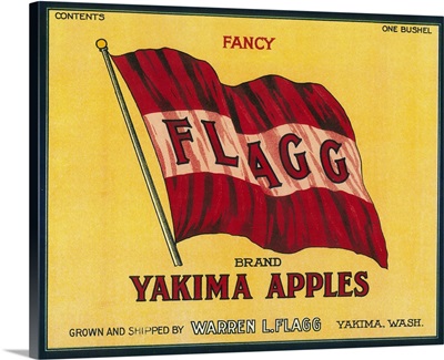 Flagg Apple Label, Yakima, WA