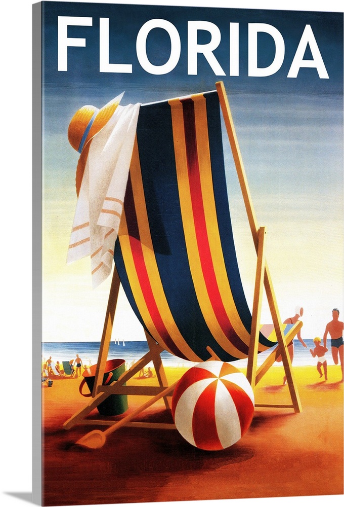 Florida, Beach Chair and Ball