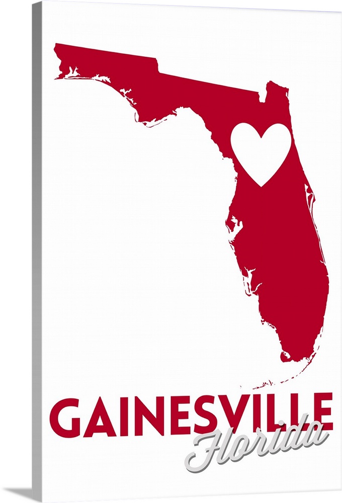 Gainesville, Florida, Heart Design