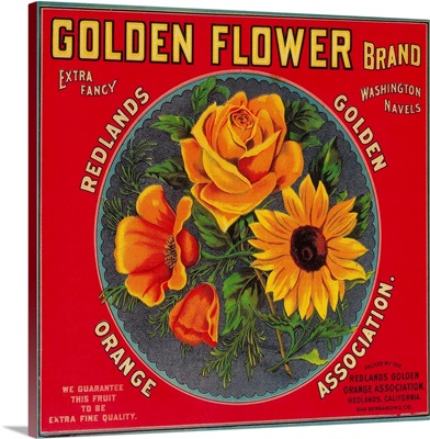 Golden Flower Orange Label, Redlands, CA