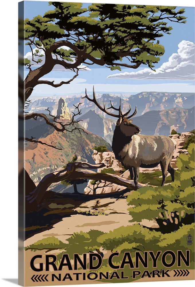 Grand Canyon National Park, Elk and Point Imperial
