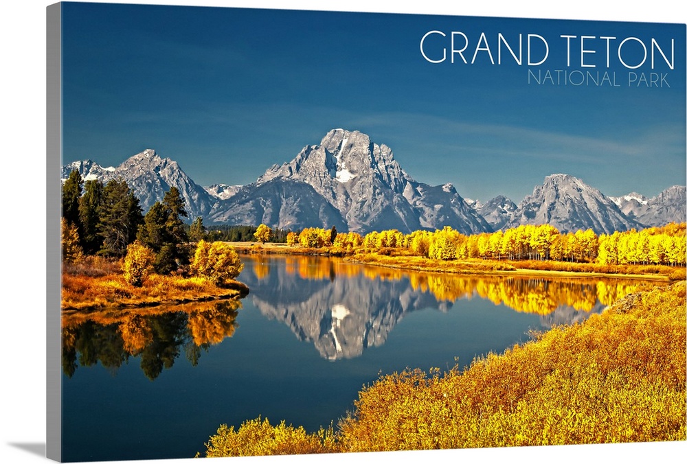 Grand Teton National Park, Wyoming, Fall Colors at Oxbow Bend