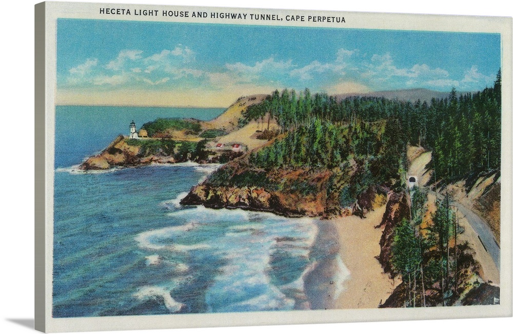 Heceta Head Lighthouse and Cape Perpetua, Oregon Coast