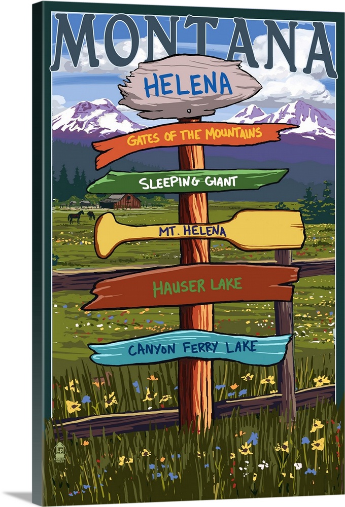 Helena, Montana, Destination Signpost