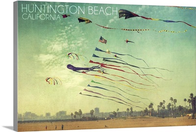 Huntington Beach, California, Kites and Beach