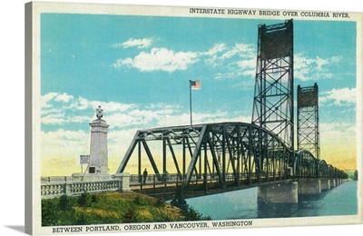 Interstate Highway Bridge over Columbia River, Portland, OR