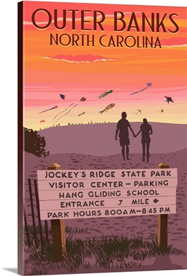 Jockey's Ridge State Park, North Carolina, Welcome Sign