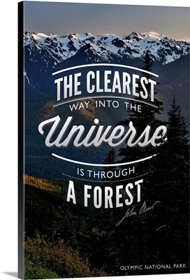 John Muir, The Clearest Way, Olympic National Park