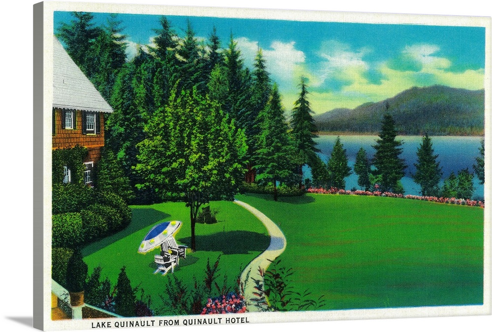 Lake Quinault from Quinault Hotel, Olympic National Park