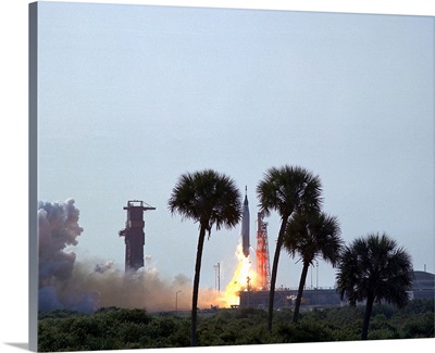 Launch of Mercury Atlas 9 rocket, Cape Canaveral, FL