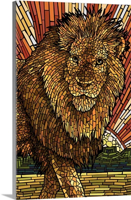 Lion - Mosaic