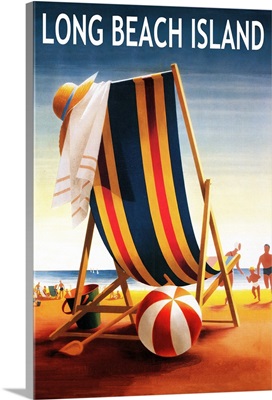 Long Beach Island, Beach Chair and Ball