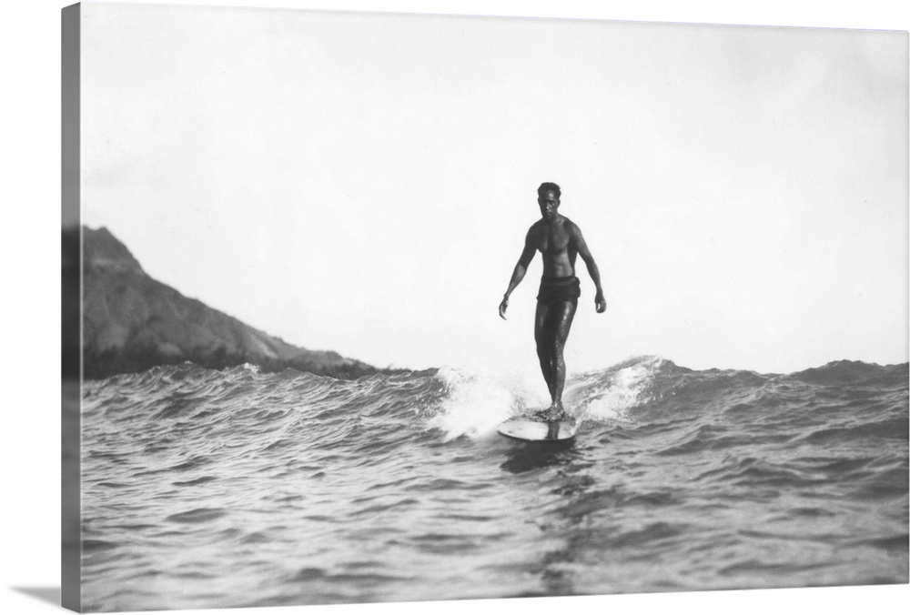 Longboard Surfer, Honolulu, HI