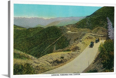 Looking towards Piru Canyon, Ridge Route, CA