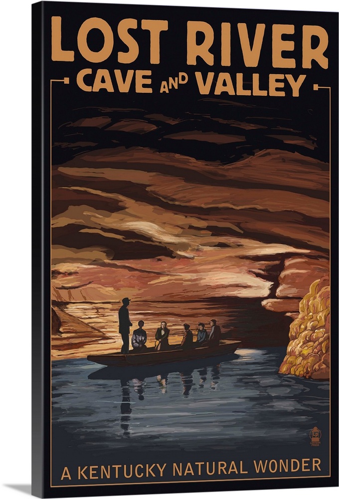 Lost River Cave and Valley - A Kentucky Natural Wonder: Retro Travel Poster